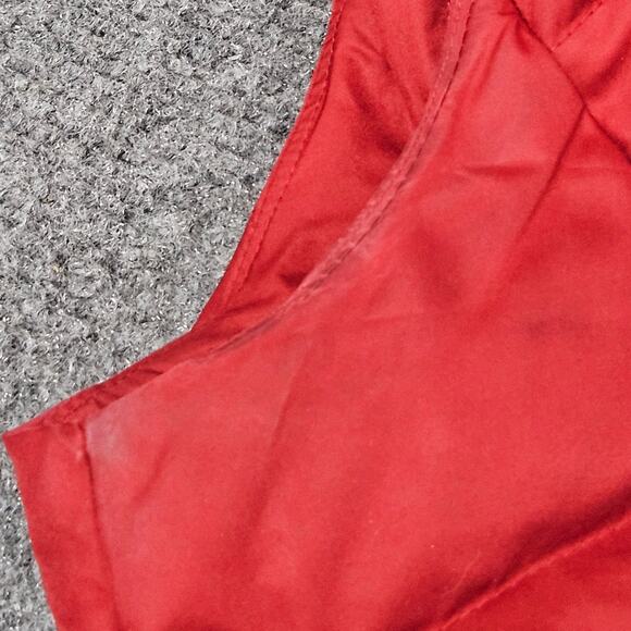 Eddie Bauer EB650 Down Puffer Vest L Red Packable Lightweight Outdoor Jacket - Picture 7 of 10